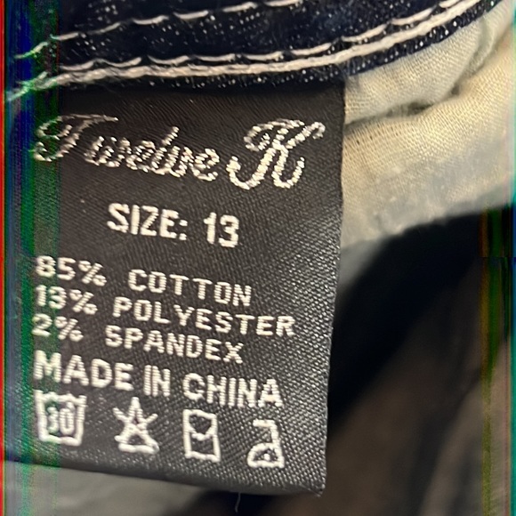 Twelve K embellished jeans size 13 - Picture 11 of 11